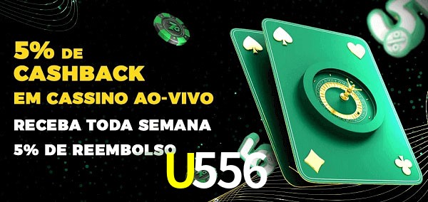 Promoções do cassino ao Vivo U556